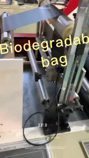 Almidón de maíz biodegradable compostable ecológico/Pbat/PLA Bolsas de la compra de camisetas Bolsas de plástico Ok Bolsas de transporte compostables