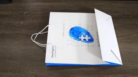 Embalaje reciclado de bolsas de papel personalizado para compras