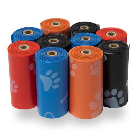 Bolsa de viaje para perros biodegradable, bolsas para caca de basura, portátiles, impermeables, duraderas, para gatos y mascotas